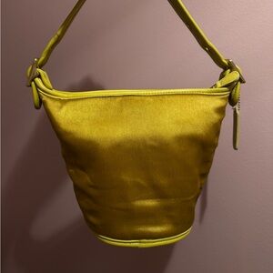 Vintage Coach Satin Maggie